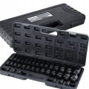 DUŻY ZESTAW NASADEK UDAROWYCH W WALIZCE HEXAGON 8-32MM 1/2" 35EL BLACK CRMO