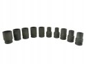 NASADKI UDAROWE 1" CAL KLUCZE NASADOWE CRV 10el ZESTAW 17-41mm NASADKA