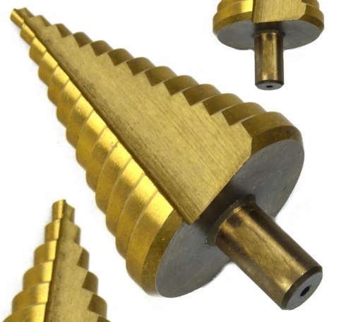 P WIERTŁO STOŻKOWE STOPNIOWE HSS TYTAN 4-52MM P P WIERTŁO STOŻKOWE STOPNIOWE HSS TYTAN 4-52MM P