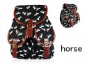 SZKOLNY PLECAK A4 VINTAGE UNISEX RETRO DUŻY SZKOŁA