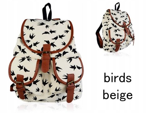 SZKOLNY PLECAK A4 VINTAGE UNISEX RETRO DUŻY SZKOŁA SZKOLNY PLECAK A4 VINTAGE UNISEX RETRO DUŻY SZKOŁA
