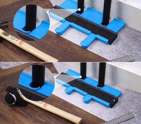 WZORNIK KSZTAŁTÓW PROFILI SZABLON PRZYMIAR 260mm WZORNIK KSZTAŁTÓW PROFILI SZABLON PRZYMIAR 260mm