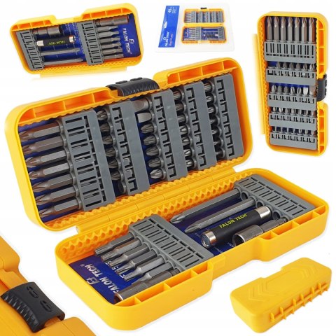 ZESTAW BITY KOŃCÓWKI DO WKRĘTARKI PH PZ TORX SL 45 ZESTAW BITY KOŃCÓWKI DO WKRĘTARKI PH PZ TORX SL 45