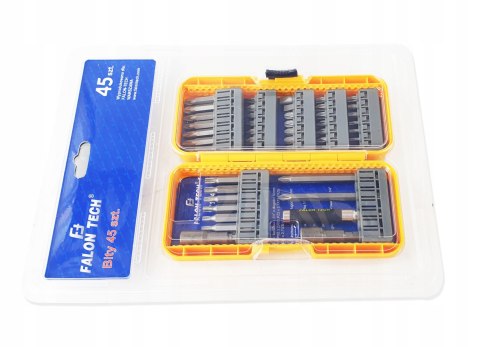 ZESTAW BITY KOŃCÓWKI DO WKRĘTARKI PH PZ TORX SL 45 ZESTAW BITY KOŃCÓWKI DO WKRĘTARKI PH PZ TORX SL 45