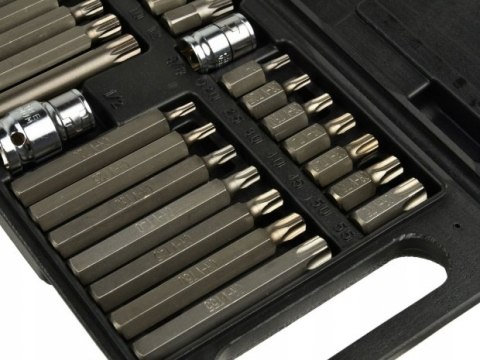 ZESTAW BITÓW KLUCZY IMBUS SPLINE TORX 40 el BITY ZESTAW BITÓW KLUCZY IMBUS SPLINE TORX 40 el BITY