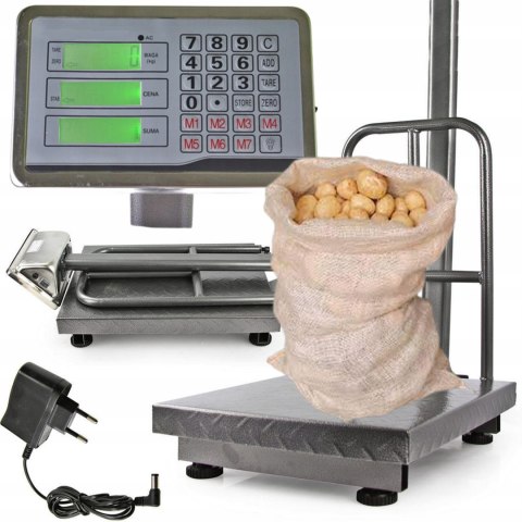 300KG WAGA MAGAZYNOWA PRZEMYSŁOWA TOWAROWA SKLEPOWA PLATFORMOWA MOCNA LCD 300KG WAGA MAGAZYNOWA PRZEMYSŁOWA TOWAROWA SKLEPOWA PLATFORMOWA MOCNA LCD