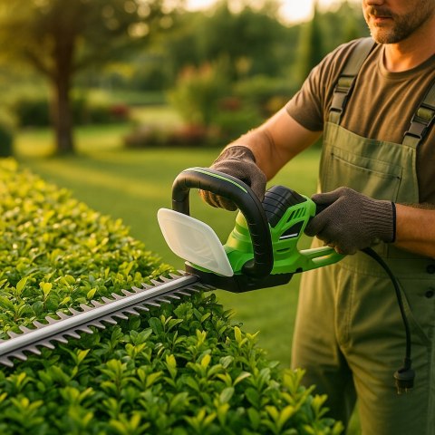 ELEKTRYCZNE NOŻYCE DO ŻYWOPŁOTU GAŁĘZI KRZEWÓW 2200W 610MM SEKATOR DUŻA MOC ELEKTRYCZNE NOŻYCE DO ŻYWOPŁOTU GAŁĘZI KRZEWÓW 2200W 610MM SEKATOR DUŻA MOC