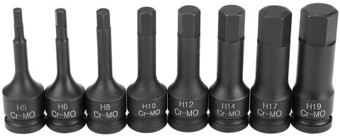 KLUCZE UDAROWE TRZPIENIOWE IMBUS HEX H5-H19 1/2 KLUCZE UDAROWE TRZPIENIOWE IMBUS HEX H5-H19 1/2