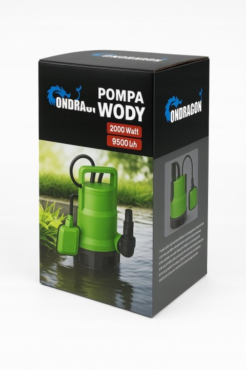 POMPA ZATAPIALNA DO WODY CZYSTEJ BRUDNEJ DESZCZÓWKI z PŁYWAKIEM 2000W mocna POMPA ZATAPIALNA DO WODY CZYSTEJ BRUDNEJ DESZCZÓWKI z PŁYWAKIEM 2000W mocna