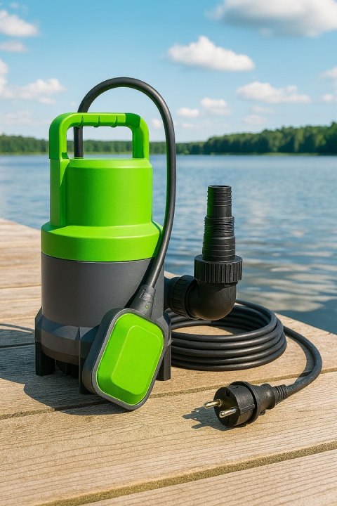 POMPA ZATAPIALNA DO WODY CZYSTEJ BRUDNEJ DESZCZÓWKI z PŁYWAKIEM 2000W mocna POMPA ZATAPIALNA DO WODY CZYSTEJ BRUDNEJ DESZCZÓWKI z PŁYWAKIEM 2000W mocna