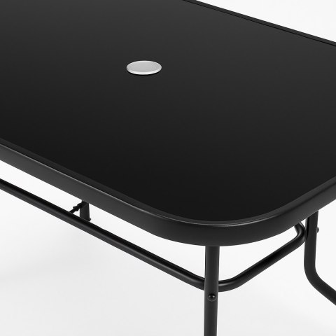 ZESTAW MEBLI DO OGRODU TARASU STÓŁ 120X72 4x KRZESŁA Black Edition PREMIUM ZESTAW MEBLI DO OGRODU TARASU STÓŁ 120X72 4x KRZESŁA Black Edition PREMIUM