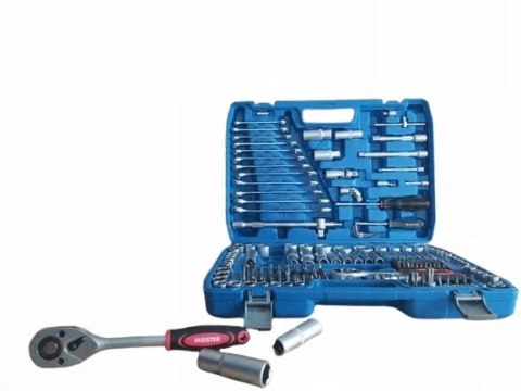 Zestaw Kluczy Nasadowych Bity 216 el 1/4" 3/8" 1/2 Grzechotka Dwukierunkowa Zestaw Kluczy Nasadowych Bity 216 el 1/4" 3/8" 1/2 Grzechotka Dwukierunkowa