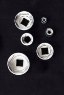 Zestaw Kluczy Nasadowych Bity 216 el 1/4" 3/8" 1/2 Grzechotka Dwukierunkowa