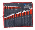 KLUCZE PŁASKO-OCZKOWE KLUCZE PŁASKIE ZESTAW KLUCZY Z GUMĄ ETUI 6-36mm 25EL
