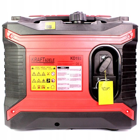 AGREGAT PRĄDOTWÓRCZY INWERTOROWY PRZENOŚNY JEDNOFAZOWY 2500W 230V CICHY AGREGAT PRĄDOTWÓRCZY INWERTOROWY PRZENOŚNY JEDNOFAZOWY 2500W 230V CICHY