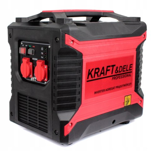 AGREGAT PRĄDOTWÓRCZY INWERTOROWY PRZENOŚNY JEDNOFAZOWY 2500W 230V CICHY AGREGAT PRĄDOTWÓRCZY INWERTOROWY PRZENOŚNY JEDNOFAZOWY 2500W 230V CICHY