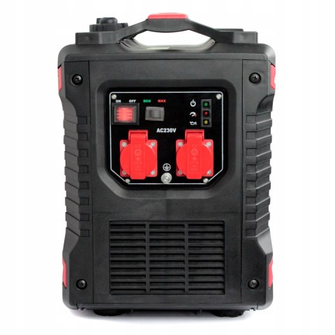AGREGAT PRĄDOTWÓRCZY INWERTOROWY PRZENOŚNY JEDNOFAZOWY 2500W 230V CICHY AGREGAT PRĄDOTWÓRCZY INWERTOROWY PRZENOŚNY JEDNOFAZOWY 2500W 230V CICHY