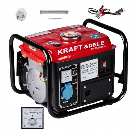 AGREGAT PRĄDOTWÓRCZY JEDNOFAZOWY GENERATOR PRĄDU PRZENOŚNY 1200W