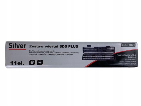 WIERTŁA DO BETONU SDS PLUS WIERTŁO ZESTAW 11 SZT WIERTŁA DO BETONU SDS PLUS WIERTŁO ZESTAW 11 SZT