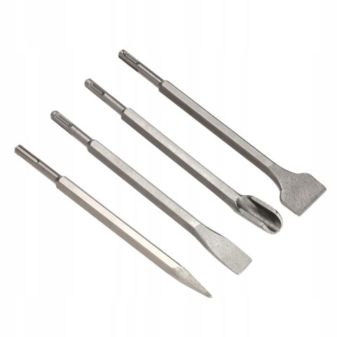 DŁUTA DO BETONU SDS ZESTAW 4 x DŁUTO SDS PLUS DŁUTA DO BETONU SDS ZESTAW 4 x DŁUTO SDS PLUS