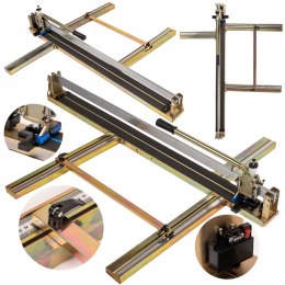 MASZYNKA DO CIĘCIA PŁYTEK GLAZURY TERAKOTY PRZECINARKA RĘCZNA 120cm 1200mm