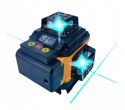 POZIOMICA LASEROWA LASER KRZYŻOWY ZIELONY SAMOPOZIOMUJĄCA 4D 360 + STATYW