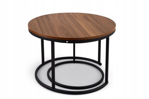 STOLIK KAWOWY 2w1 ZESTAW 2 STOLIKÓW KAWOWYCH OKRĄGY DO SALONU 60X45 + 40X40 STOLIK KAWOWY 2w1 ZESTAW 2 STOLIKÓW KAWOWYCH OKRĄGY DO SALONU 60X45 + 40X40