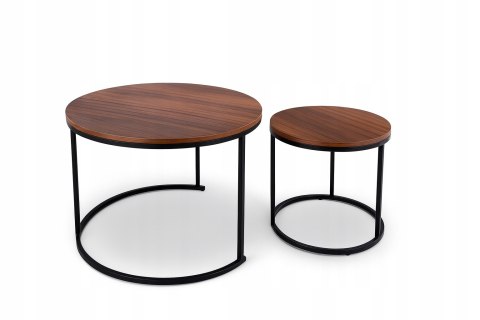 STOLIK KAWOWY 2w1 ZESTAW 2 STOLIKÓW KAWOWYCH OKRĄGY DO SALONU 70X45 + 50X40 STOLIK KAWOWY 2w1 ZESTAW 2 STOLIKÓW KAWOWYCH OKRĄGY DO SALONU 70X45 + 50X40