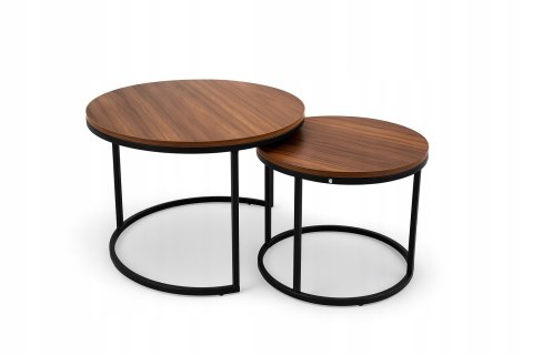 STOLIK KAWOWY 2w1 ZESTAW 2 STOLIKÓW KAWOWYCH OKRĄGY DO SALONU 70X45 + 50X40 STOLIK KAWOWY 2w1 ZESTAW 2 STOLIKÓW KAWOWYCH OKRĄGY DO SALONU 70X45 + 50X40