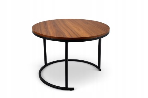 STOLIK KAWOWY 2w1 ZESTAW 2 STOLIKÓW KAWOWYCH OKRĄGY DO SALONU 70X45 + 50X40 STOLIK KAWOWY 2w1 ZESTAW 2 STOLIKÓW KAWOWYCH OKRĄGY DO SALONU 70X45 + 50X40