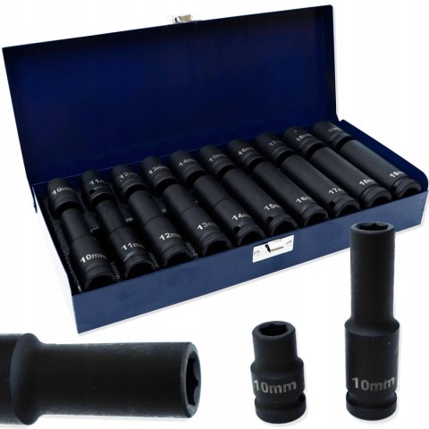 NASADKI UDAROWE DŁUGIE I KRÓTKIE 1/2 10-19 MM NASADKI UDAROWE DŁUGIE I KRÓTKIE 1/2 10-19 MM