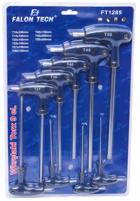 Wkrętaki torx Falon-Tech WKRĘTAKI ŚRUBOKRĘTY FT1285 Wkrętaki torx Falon-Tech WKRĘTAKI ŚRUBOKRĘTY FT1285