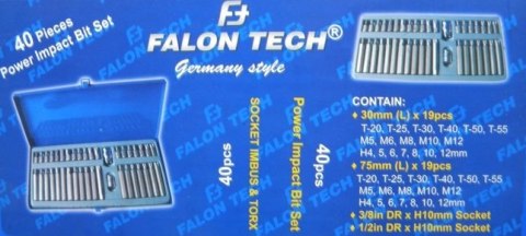 ZESTAW KLUCZE TORX SPLINE IMBUS HEX BITY 40szt CrV ZESTAW KLUCZE TORX SPLINE IMBUS HEX BITY 40szt CrV