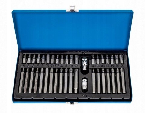 ZESTAW KLUCZE TORX SPLINE IMBUS HEX BITY 40szt CrV ZESTAW KLUCZE TORX SPLINE IMBUS HEX BITY 40szt CrV