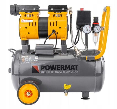 Kompresor bezolejowy Powermat PM-KBO-24T 24 l 8 bar Kompresor bezolejowy Powermat PM-KBO-24T 24 l 8 bar