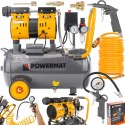 Kompresor bezolejowy Powermat PM-KBO-24T 24 l 8 bar