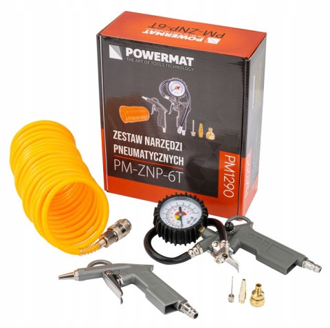 Kompresor bezolejowy Powermat PM-KBO-24T 24 l 8 bar Kompresor bezolejowy Powermat PM-KBO-24T 24 l 8 bar
