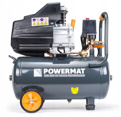 Kompresor olejowy Powermat PM-KO-24T 24 l 8 bar Kompresor olejowy Powermat PM-KO-24T 24 l 8 bar