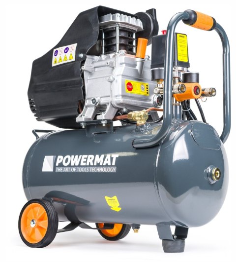 Kompresor olejowy Powermat PM-KO-24T 24 l 8 bar Kompresor olejowy Powermat PM-KO-24T 24 l 8 bar