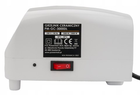 Kurtyna powietrzna Grzejnik CERAMICZNY 2000W Pilot Kurtyna powietrzna Grzejnik CERAMICZNY 2000W Pilot