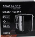 MIKSER RĘCZNY KUCHENNY 1000W SOLIDNY 5 POZIOMÓW + TURBO WYMIENNE ŁOPATKI