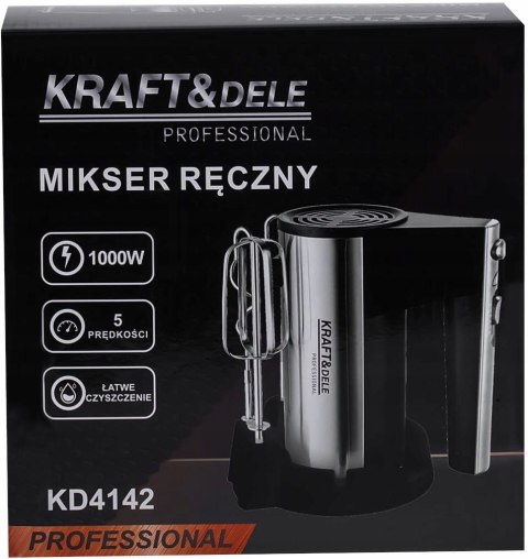 MIKSER RĘCZNY KUCHENNY 1000W SOLIDNY 5 POZIOMÓW + TURBO WYMIENNE ŁOPATKI MIKSER RĘCZNY KUCHENNY 1000W SOLIDNY 5 POZIOMÓW + TURBO WYMIENNE ŁOPATKI
