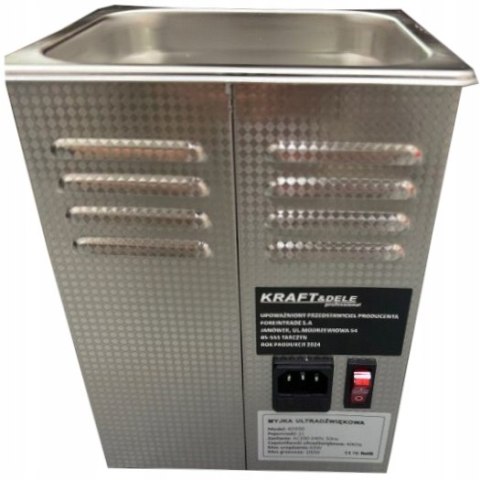 MYJKA WANNA ULTRADŹWIĘKOWA 100W 40KHz Z KOSZEM 2L STERYLIZATOR KOSMETYCZNY MYJKA WANNA ULTRADŹWIĘKOWA 100W 40KHz Z KOSZEM 2L STERYLIZATOR KOSMETYCZNY