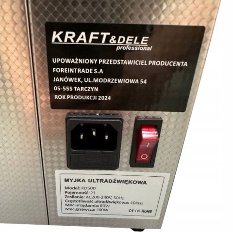 MYJKA WANNA ULTRADŹWIĘKOWA 100W 40KHz Z KOSZEM 2L STERYLIZATOR KOSMETYCZNY MYJKA WANNA ULTRADŹWIĘKOWA 100W 40KHz Z KOSZEM 2L STERYLIZATOR KOSMETYCZNY