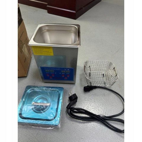 MYJKA WANNA ULTRADŹWIĘKOWA 100W 40KHz Z KOSZEM 2L STERYLIZATOR KOSMETYCZNY MYJKA WANNA ULTRADŹWIĘKOWA 100W 40KHz Z KOSZEM 2L STERYLIZATOR KOSMETYCZNY