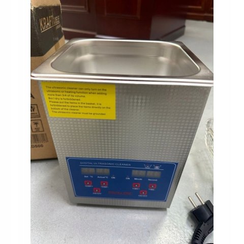 MYJKA WANNA ULTRADŹWIĘKOWA 100W 40KHz Z KOSZEM 2L STERYLIZATOR KOSMETYCZNY MYJKA WANNA ULTRADŹWIĘKOWA 100W 40KHz Z KOSZEM 2L STERYLIZATOR KOSMETYCZNY