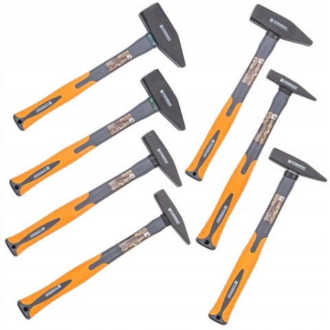 Młotek ŚLUSARSKI Zestaw Młotków Młotki Fiberglass Młotek ŚLUSARSKI Zestaw Młotków Młotki Fiberglass