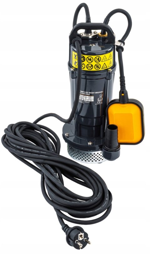 POMPA DO WODY CZYSTEJ BRUDNEJ Z PŁYWAKIEM ZATAPIALNA MOCNA 750W 6000 l/h 1" POMPA DO WODY CZYSTEJ BRUDNEJ Z PŁYWAKIEM ZATAPIALNA MOCNA 750W 6000 l/h 1"