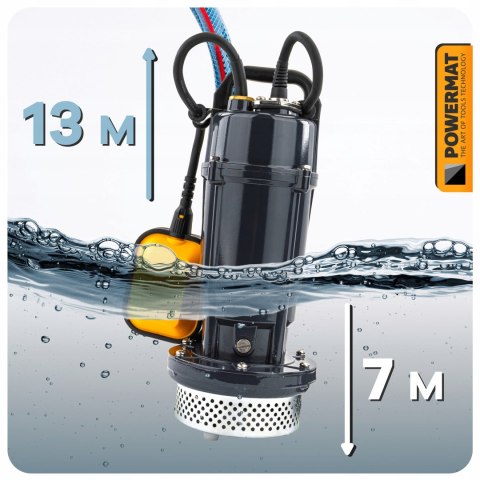 POMPA DO WODY CZYSTEJ BRUDNEJ Z PŁYWAKIEM ZATAPIALNA MOCNA 750W 6000 l/h 1" POMPA DO WODY CZYSTEJ BRUDNEJ Z PŁYWAKIEM ZATAPIALNA MOCNA 750W 6000 l/h 1"