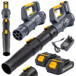 POWERMAT DMUCHAWA 260km/h 15000prm + 2x 2Ah AKUMULATOR 21V PM-ADDL-2AHM